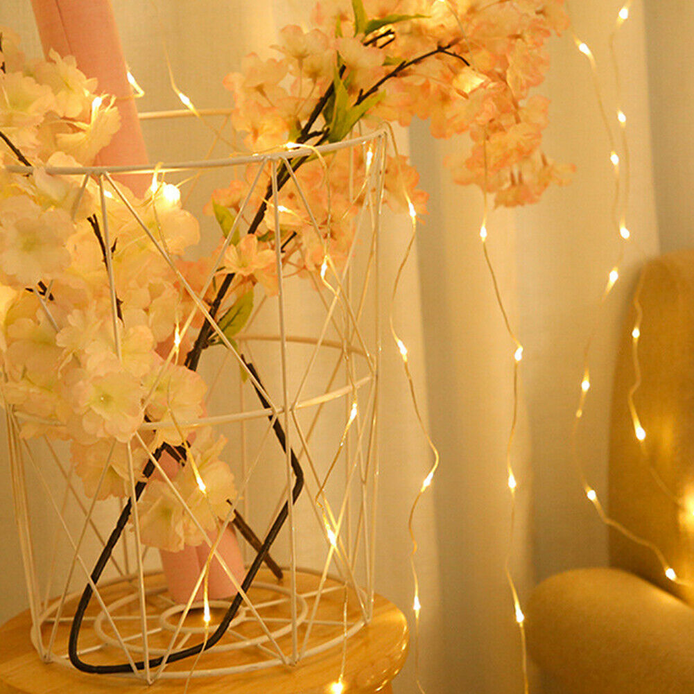 200LED USB Curtain Lamp Christmas Home Decorative Lights Garden Fairy Light @