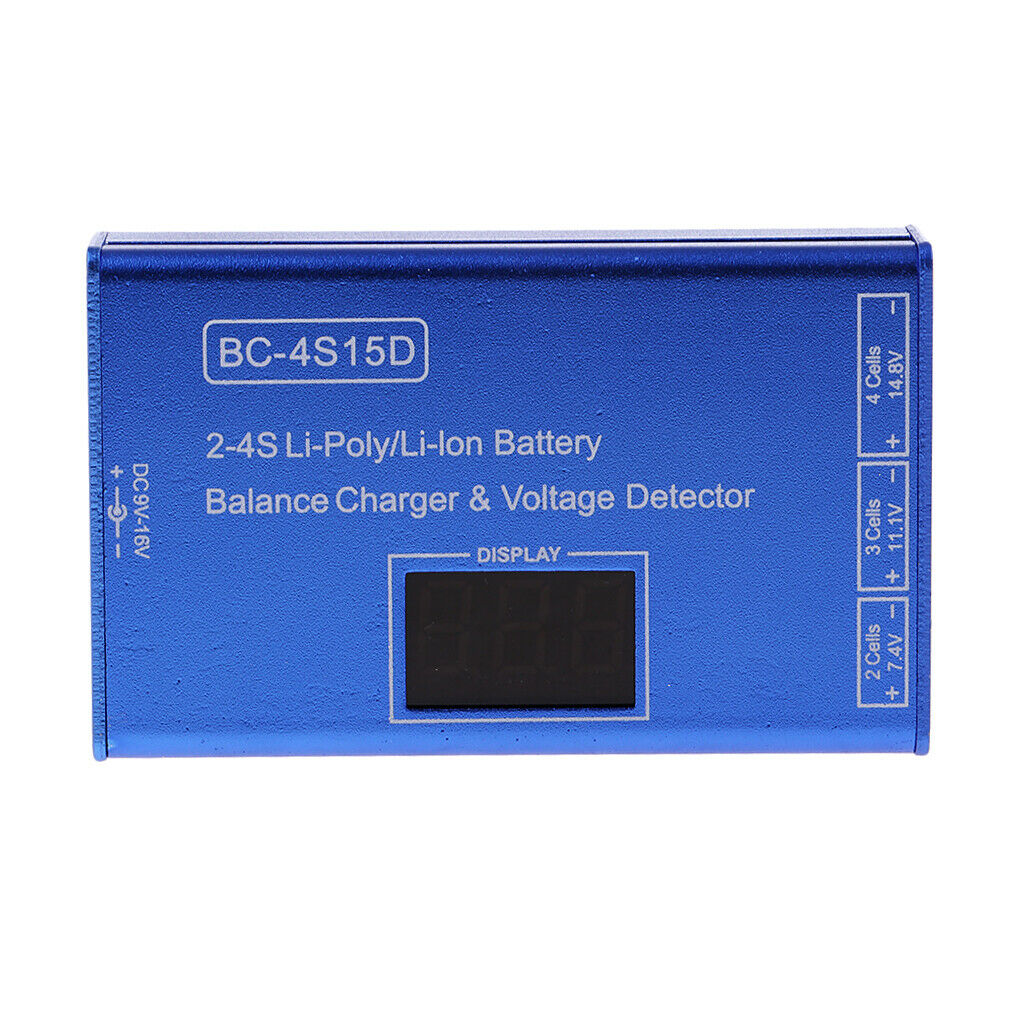 BC-4S15D Lithium Lipo Battery Balance Charger with Voltage Display 1500mA