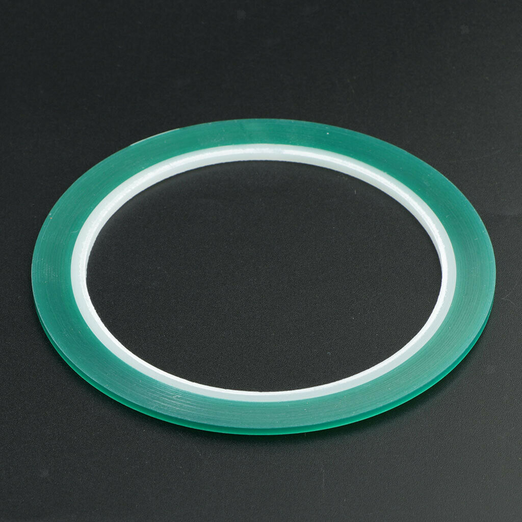 Pack of 3 Curve Tape Hard Edge for Plastic Models Craft Painting Green