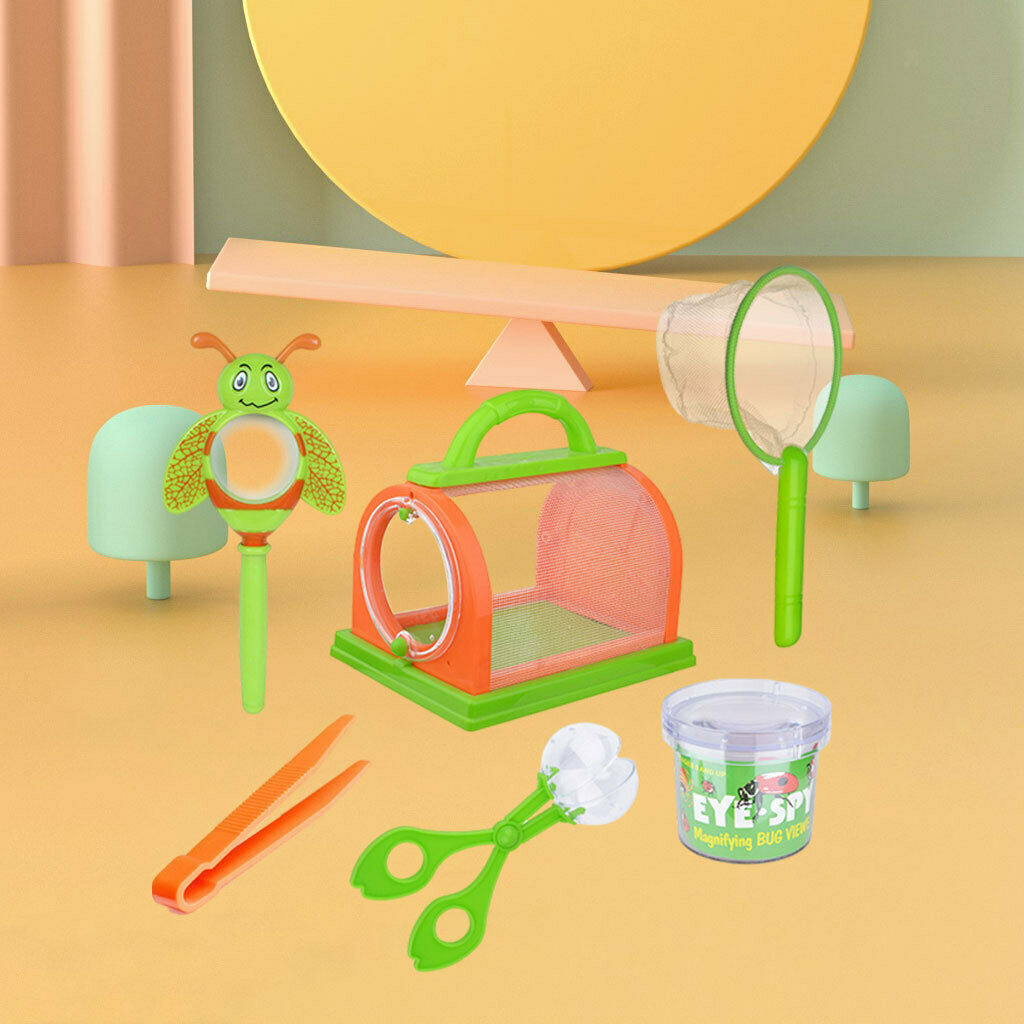 Insect Viewer with Magnifier Kit Camping Hiking Life Bug Collection for Kids