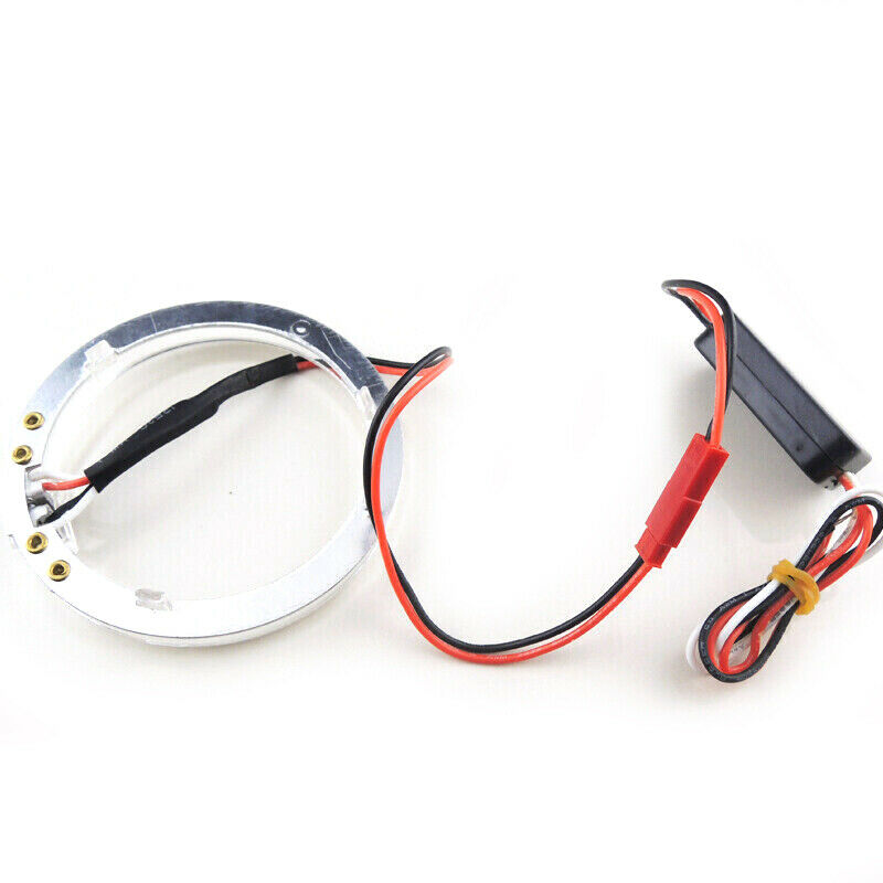2pc Red LED Light Guide Angel Eyes Halo Rings for Car Headlight Retrofit BEST