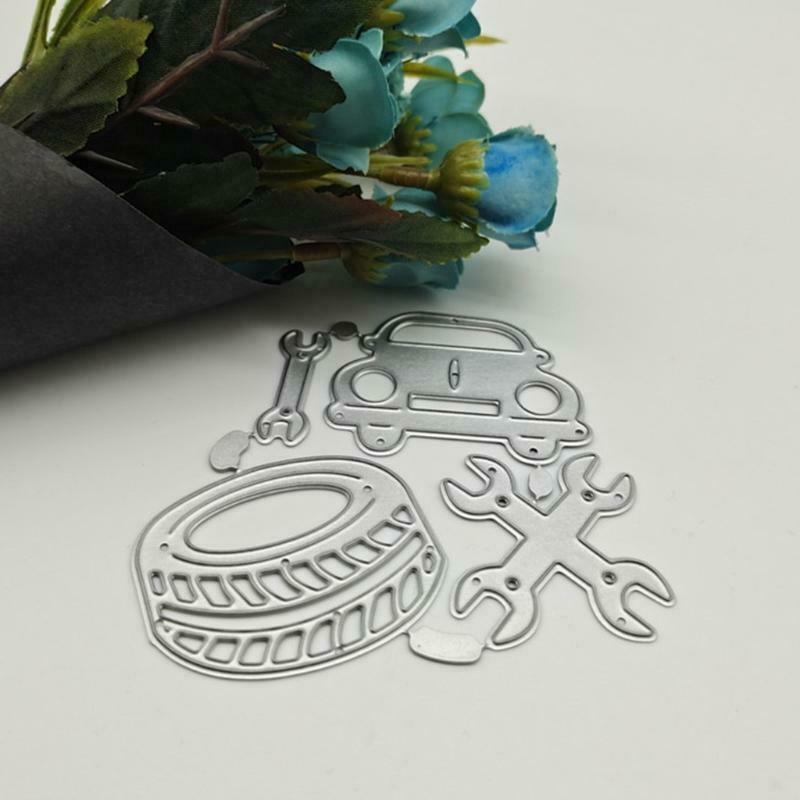 Auto Mechanic DIY Embossing Stencil Carbon Steel DIY Album Paper Card Mould