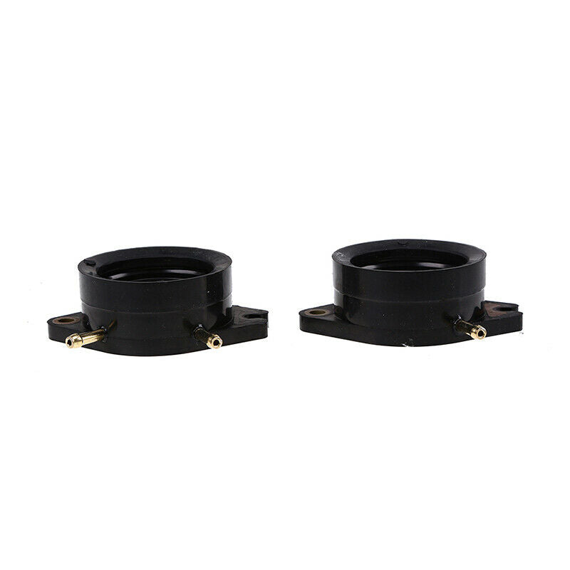 Black Carburetor Intake Pipe Adapter Manifold Interface Motorcycle For Yamaha