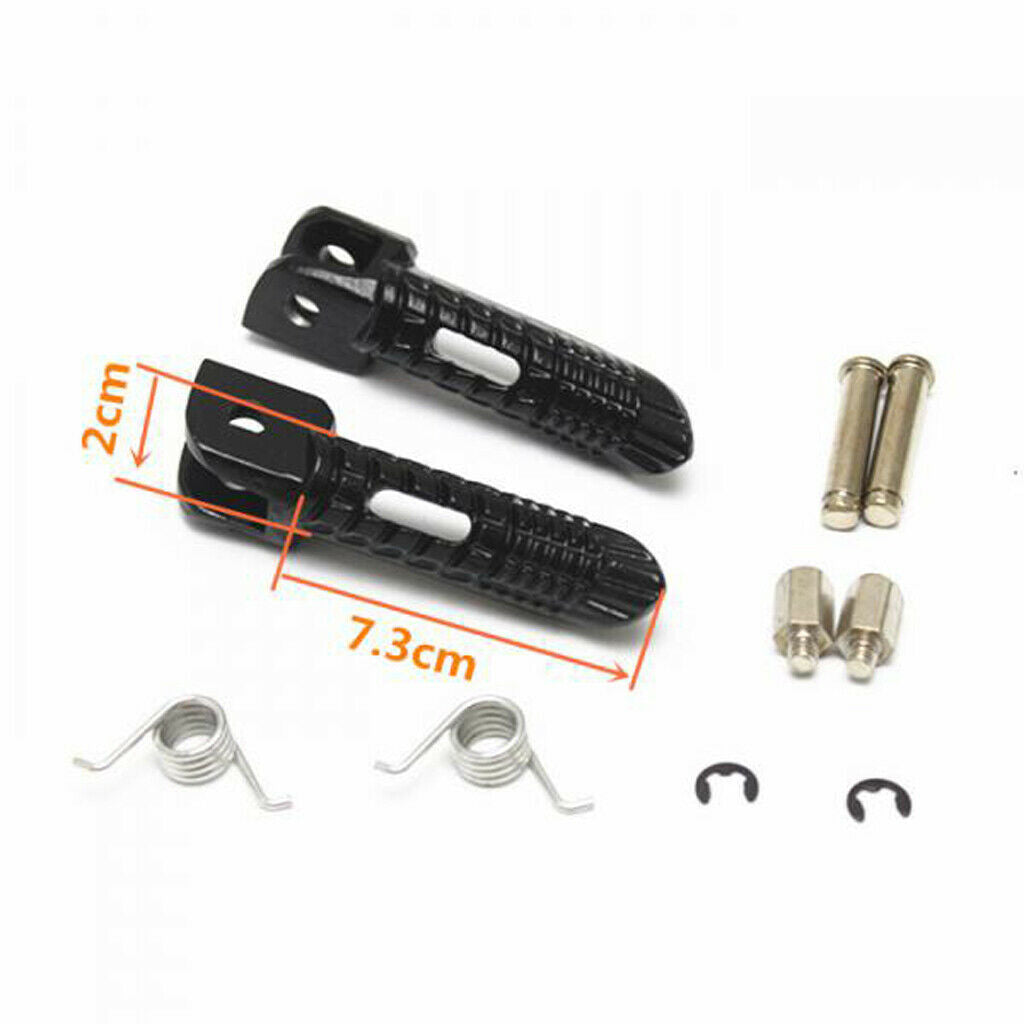 Pair Front & Rear Footpegs Pedals for for for Suzuki GSXR600 GSXR750 GSXR1000