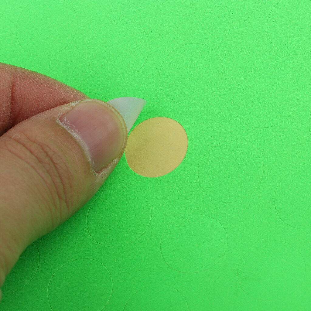 Pack of 10 0.4-inch Diameter Round Color Coding Dot Labels, Bright Neon Green