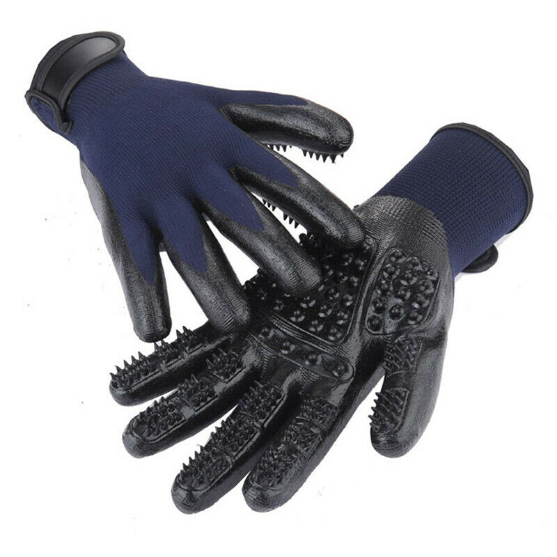 2pcs Pet Grooming Gloves Dog Cat Hair Cleaning Brush Comb Remove Animal Massage