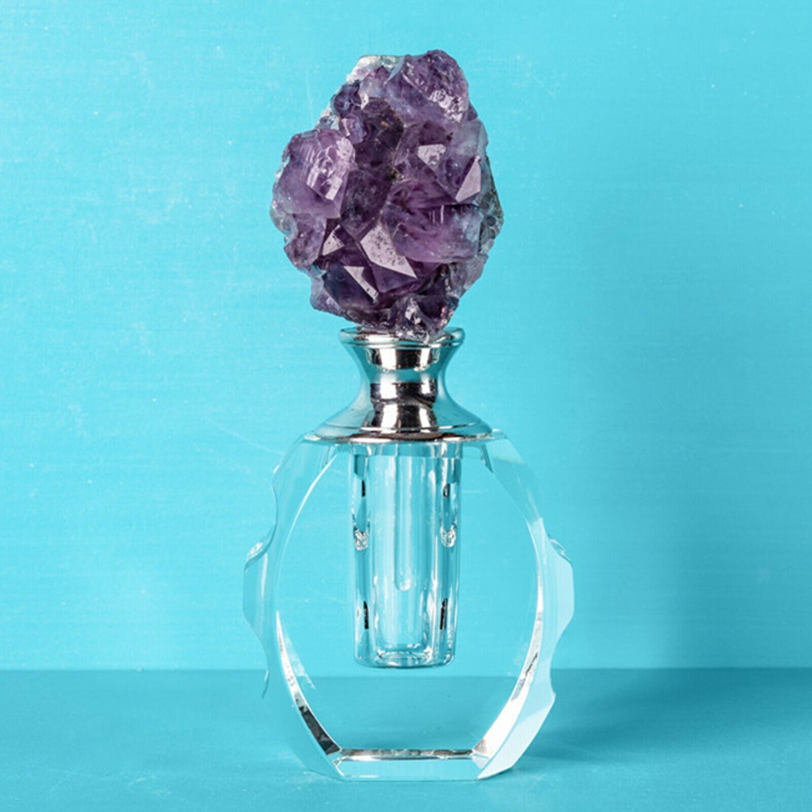 Empty Crystal Perfume Bottle Refillable Glass Bottle Fragrance Container Scent
