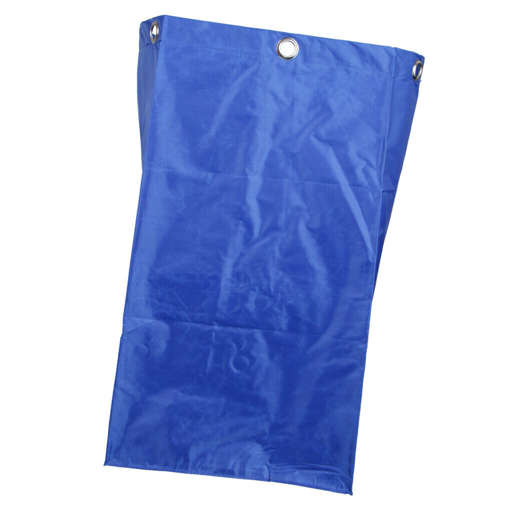 Janitorial Cart Cleaning Tool Waterproof Cart Storage Bag 40x28x69cm Blue