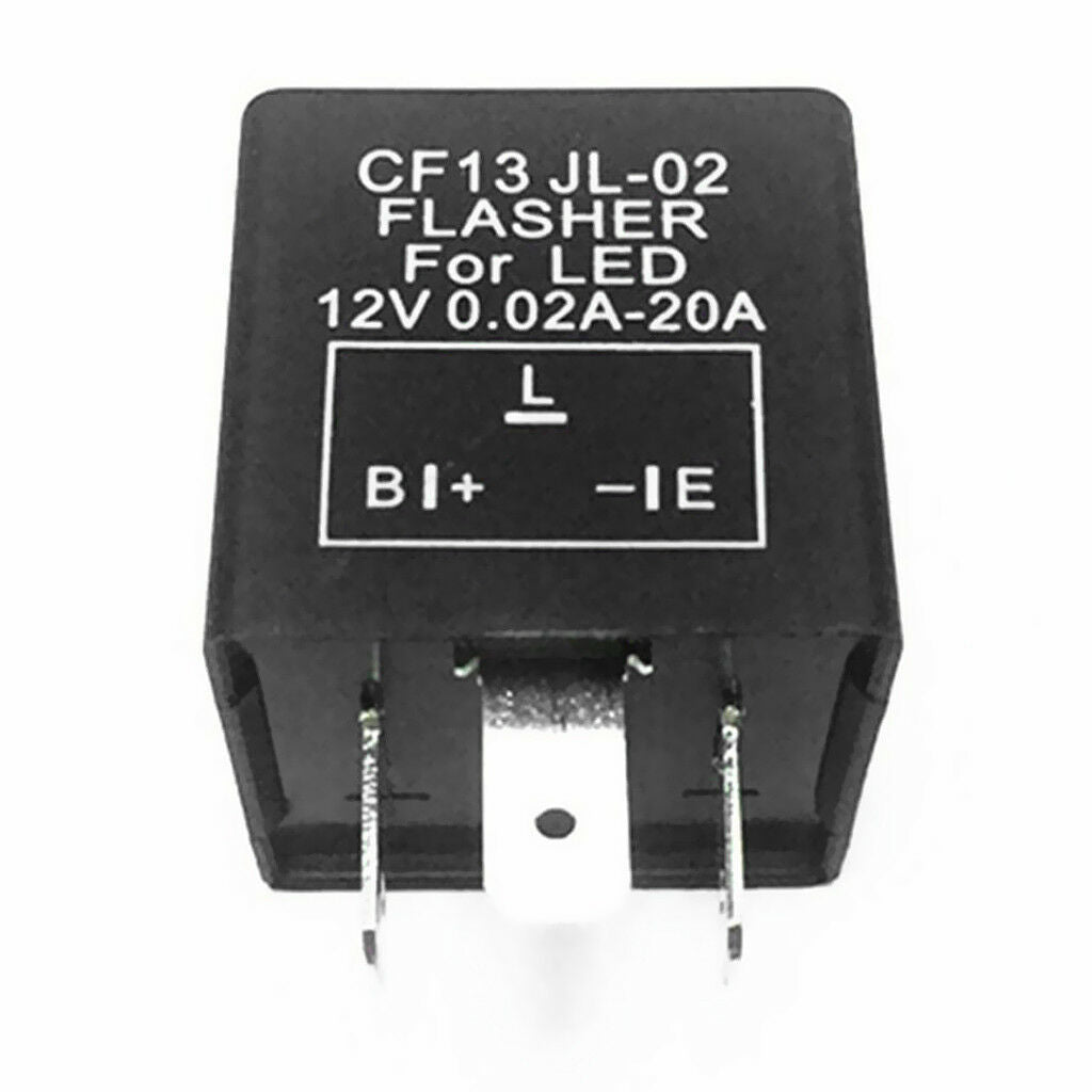 CF13 JL-02 3Pin Car Motorcycle Flasher Relay to Fix Turn Signal LED Light