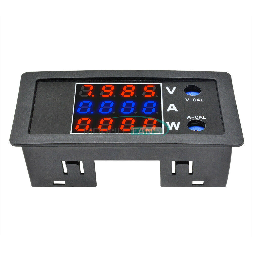 0.28" DC 100V 10A 1000W Four-digit LED Display Voltage and Current Power Meter