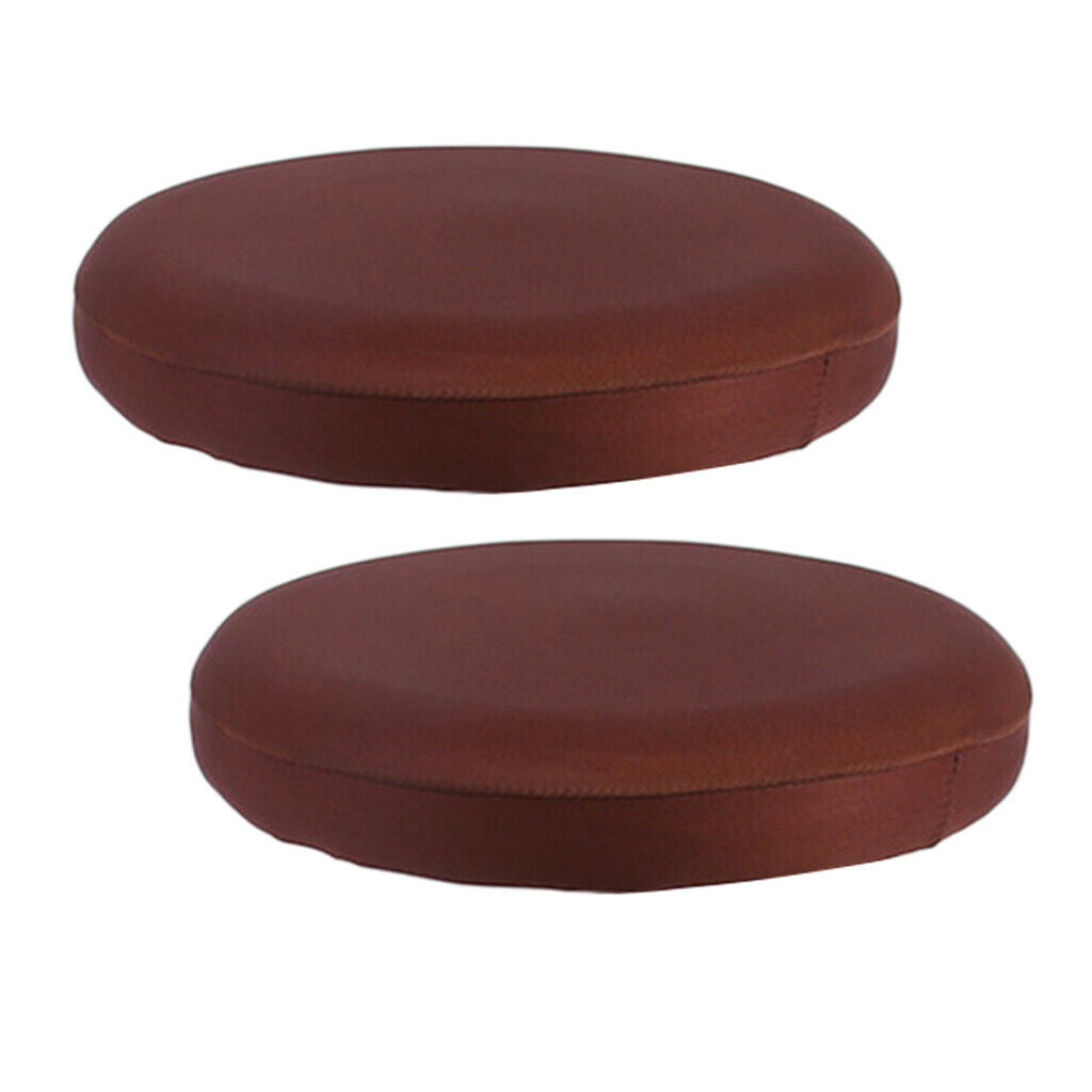 2Pcs Bar Stool Covers Round Chair Seat Cover Protector Slipcovers