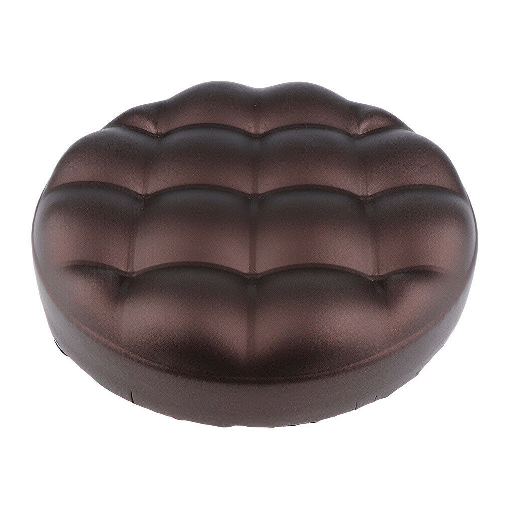 Soft Removable Bar Stool Replacement Cushion Round Standard Chair Seat Brown