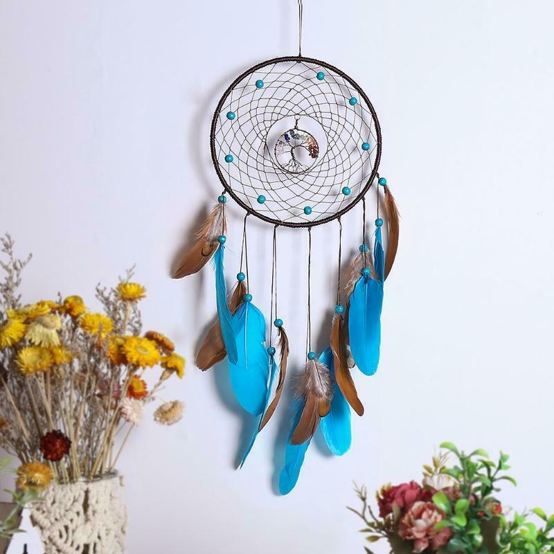 Handmade Dream Catchers Boho Traditional Circle Net for Wall Hanging Decoration