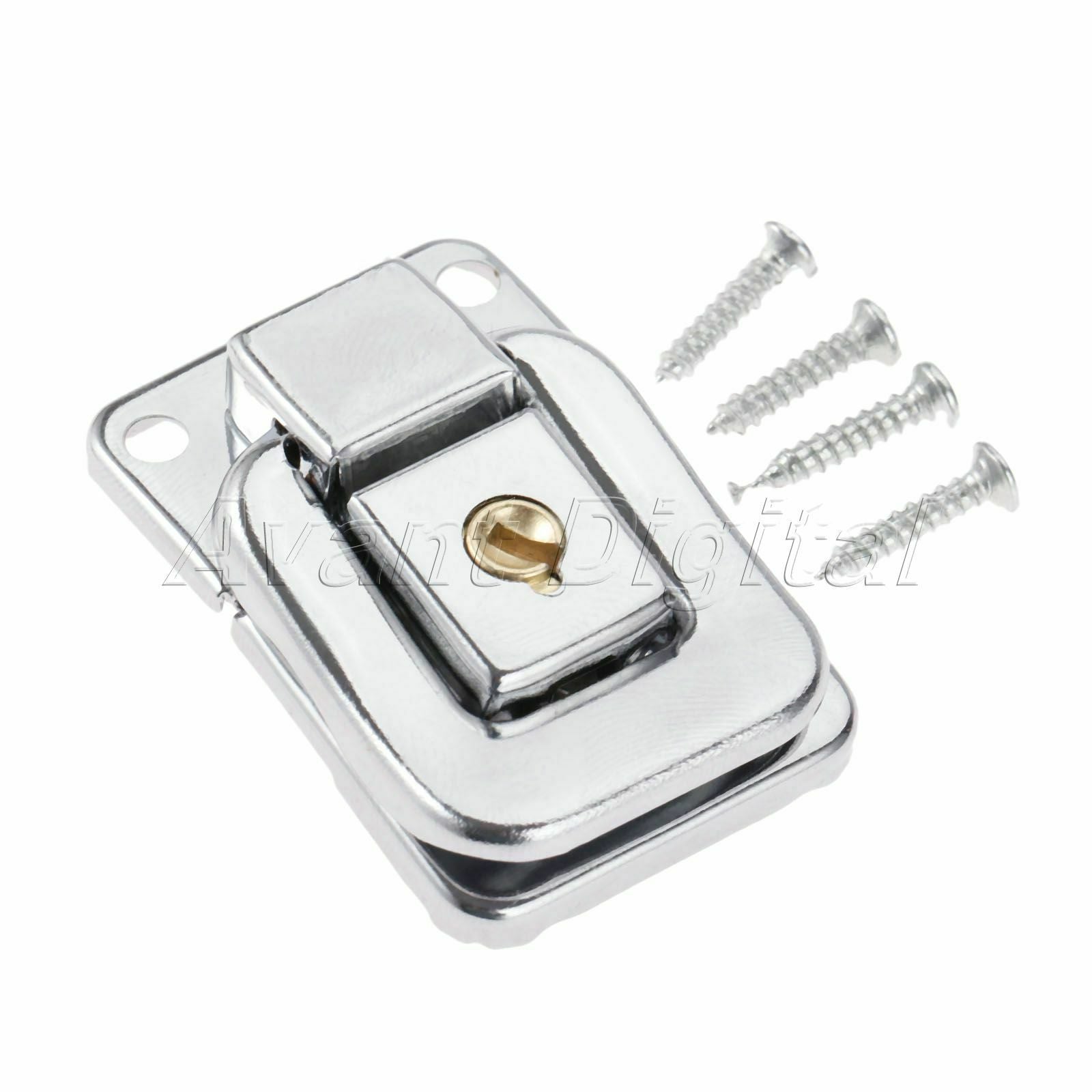 Furniture Drawer Cabinet Wardrobe Cupboard Door Toggle Latch Lock & Key 38*28mm