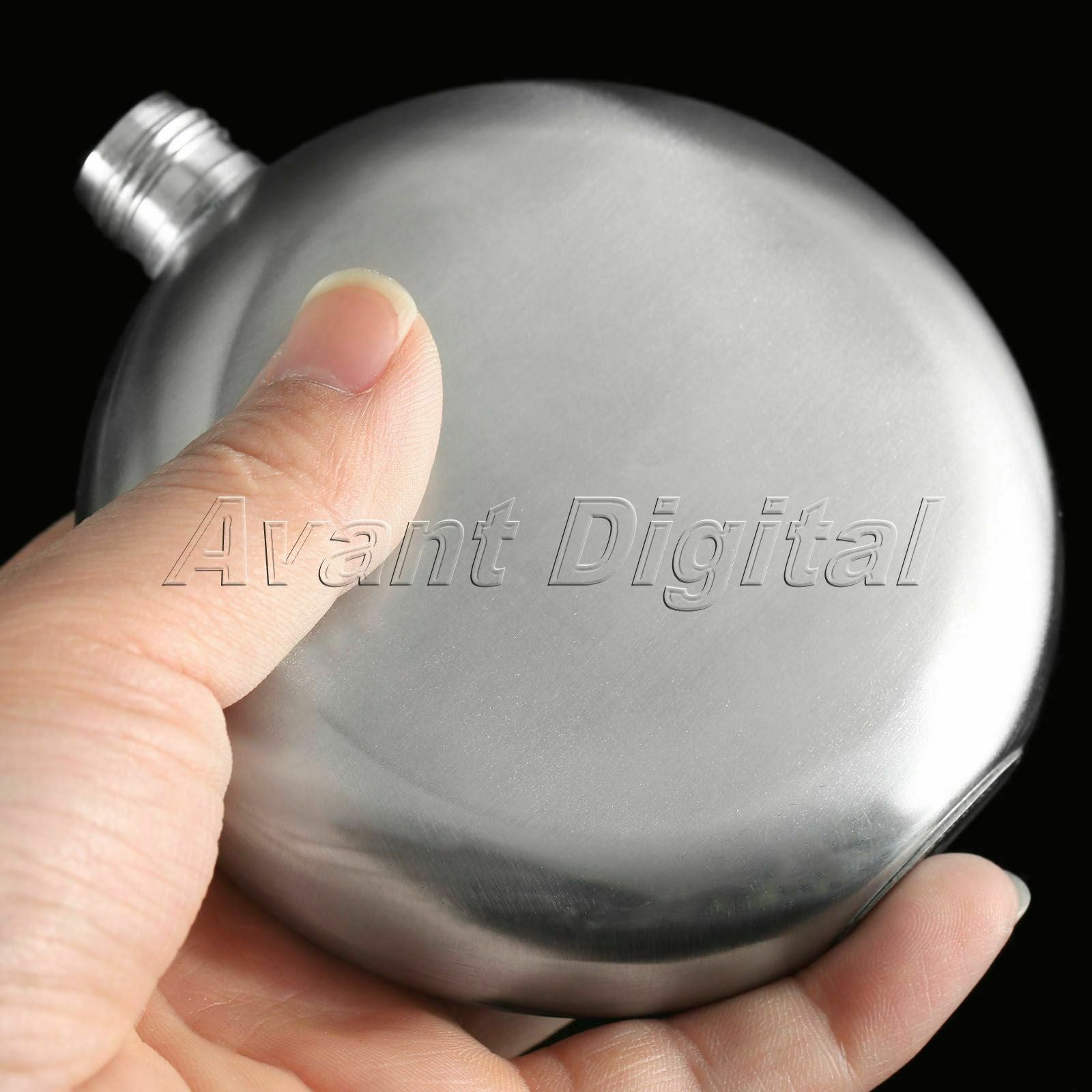 5oz Round Hip Flask Portable Stainless Steel Liquor Whiskey Wine Alcohol Cap