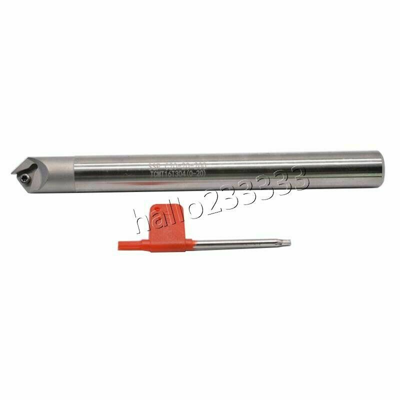 45° 0-20mm SSPC20-20-200 CNC Chamfering drill tool holder For TCMT16T304 inserts