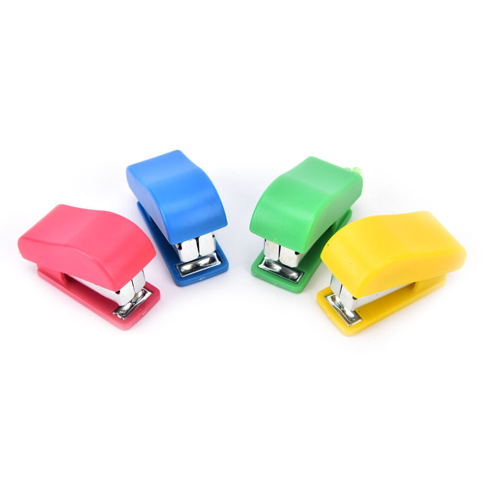Office Student School Home Mini Cartoon Paper Document Stapler With Staple.l8