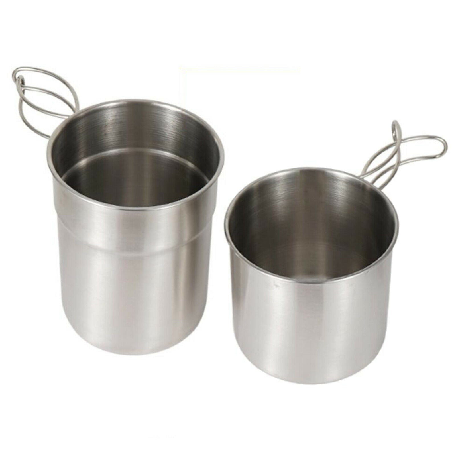 2x Camping Cup Kit Pot Cooking Bowl Hiking Adventure Outdoor Accessories