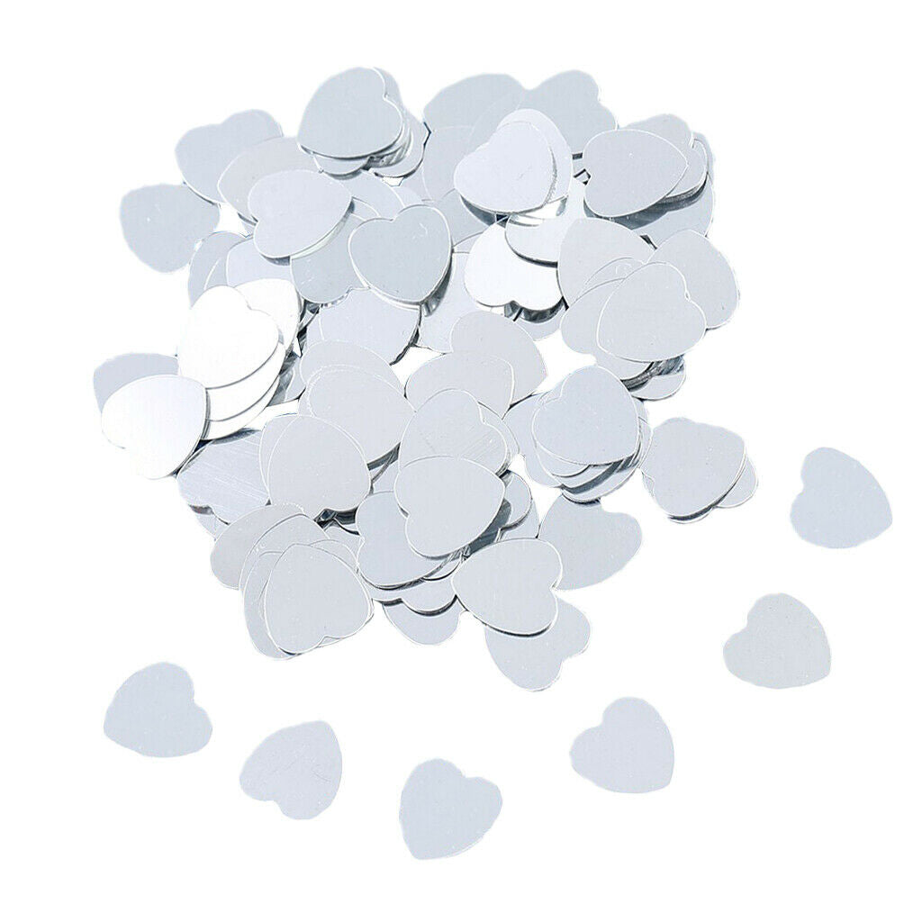 Glitter Plastic Heart Confetti for Valentine's Day Wedding Party Decorations
