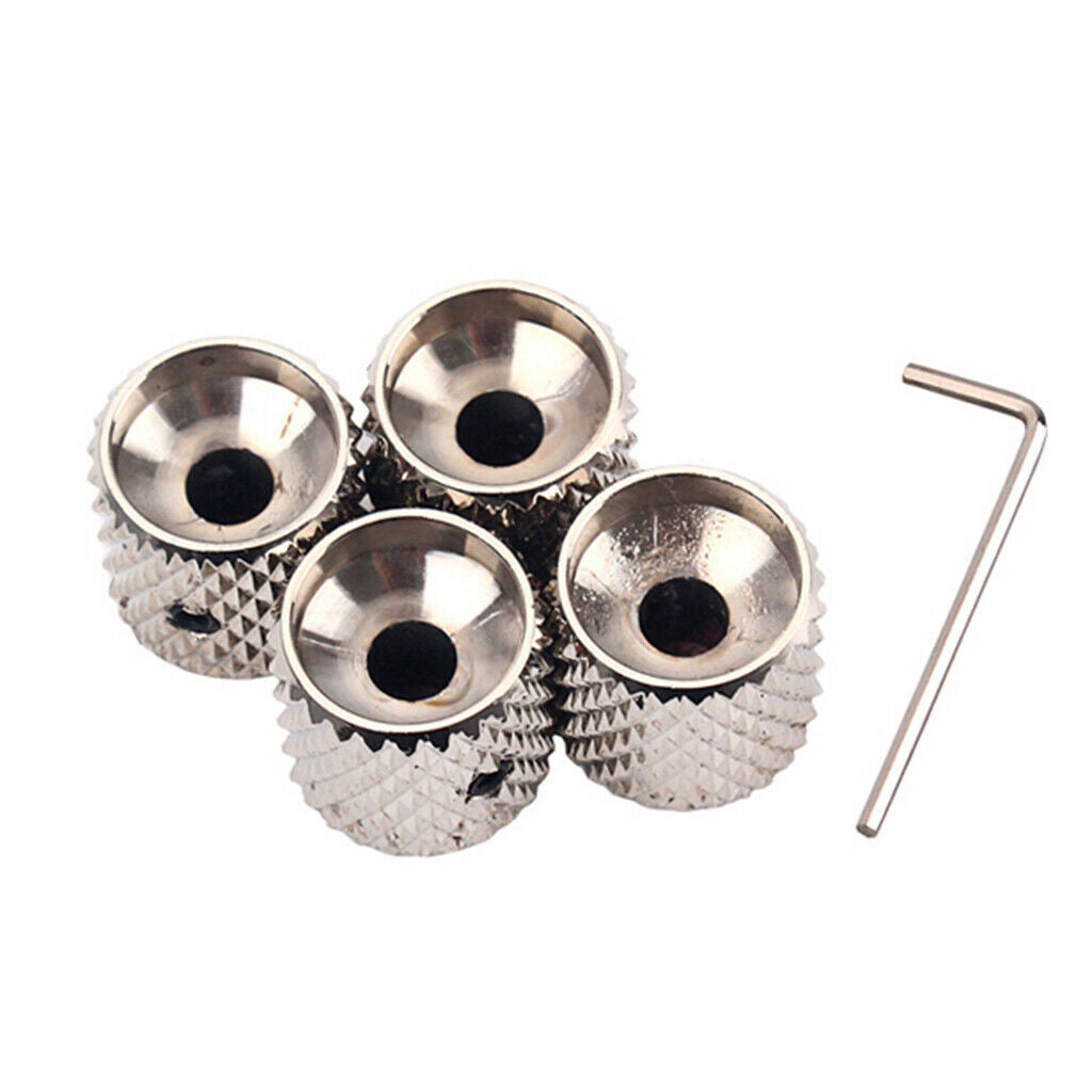 Guitar Tone Knob Alloy 20mm Dia for TL Guitars Instrumental Accs Kit Nickel
