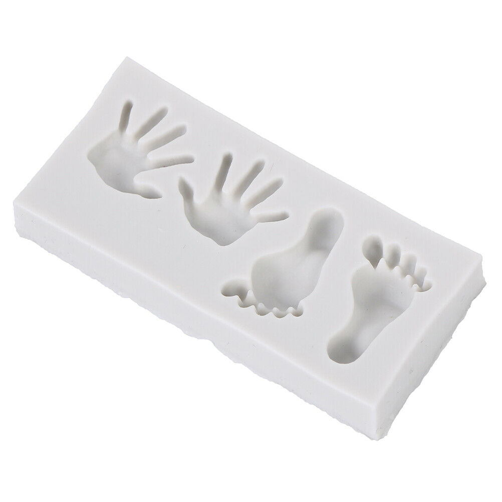 Mini Feet hand Shaped Silicone Candy Chocolate Cake Mold Creative Cake DecY1