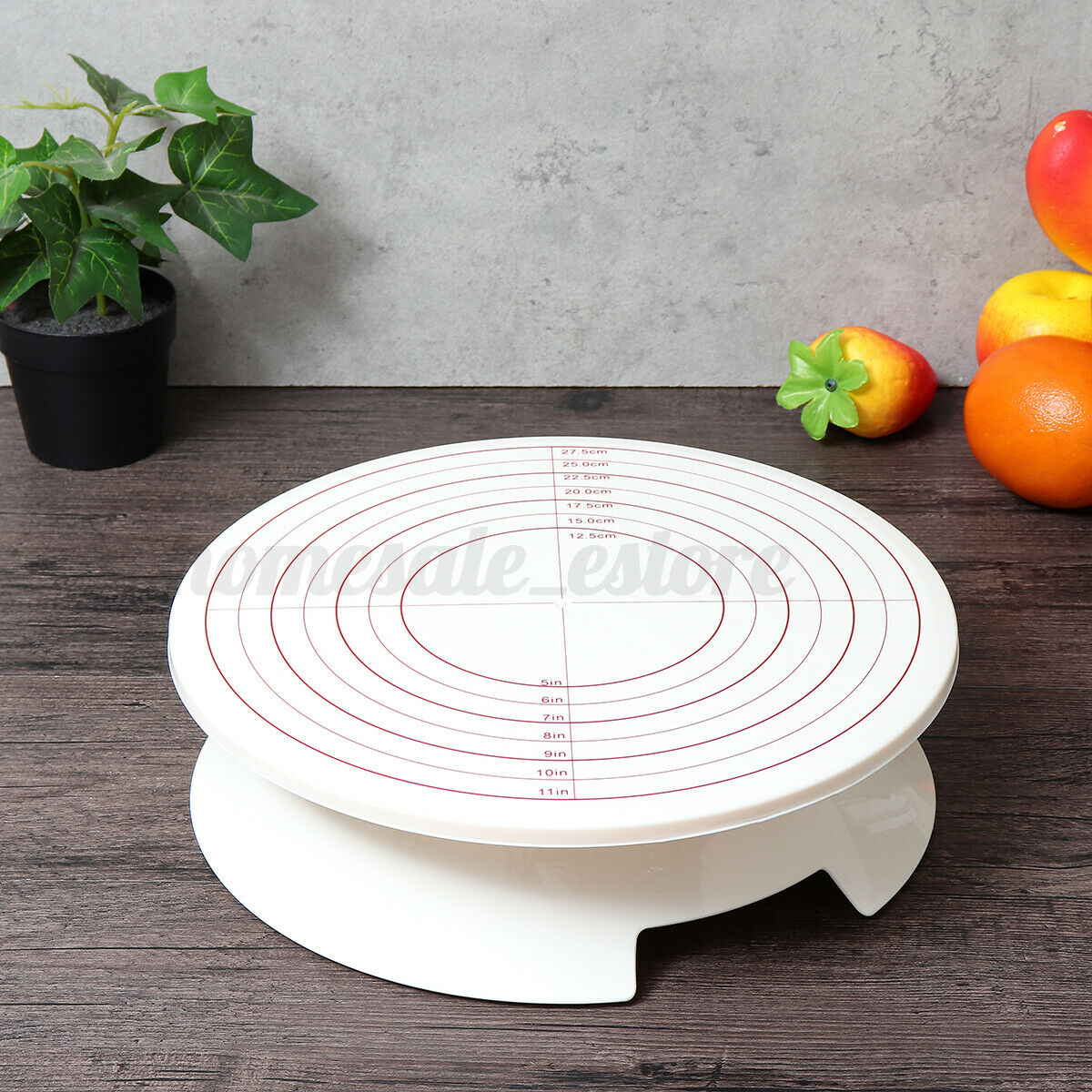 12 Inch Cake Making Turntable Revolving Decorating Platform Stand DIY Display