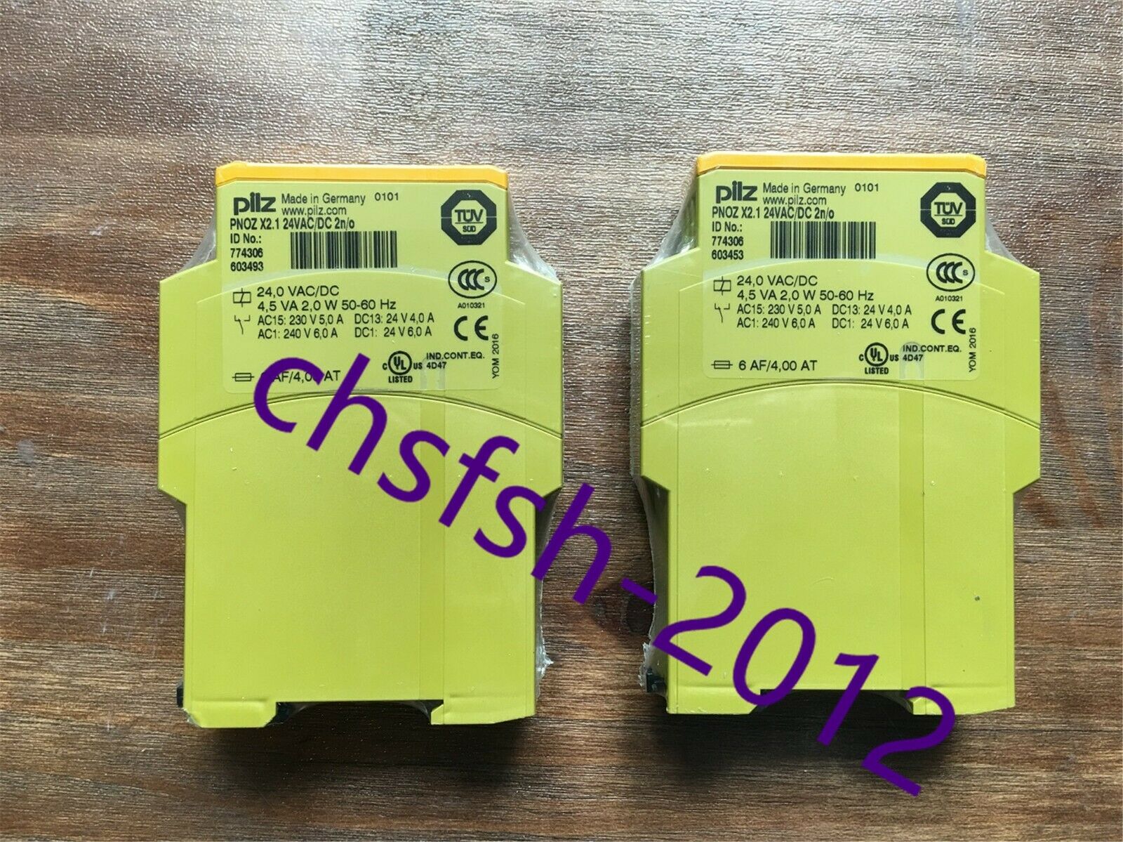 1 pcs New  Pilz  PNOZ X2.1 24VAC/DC safety relay