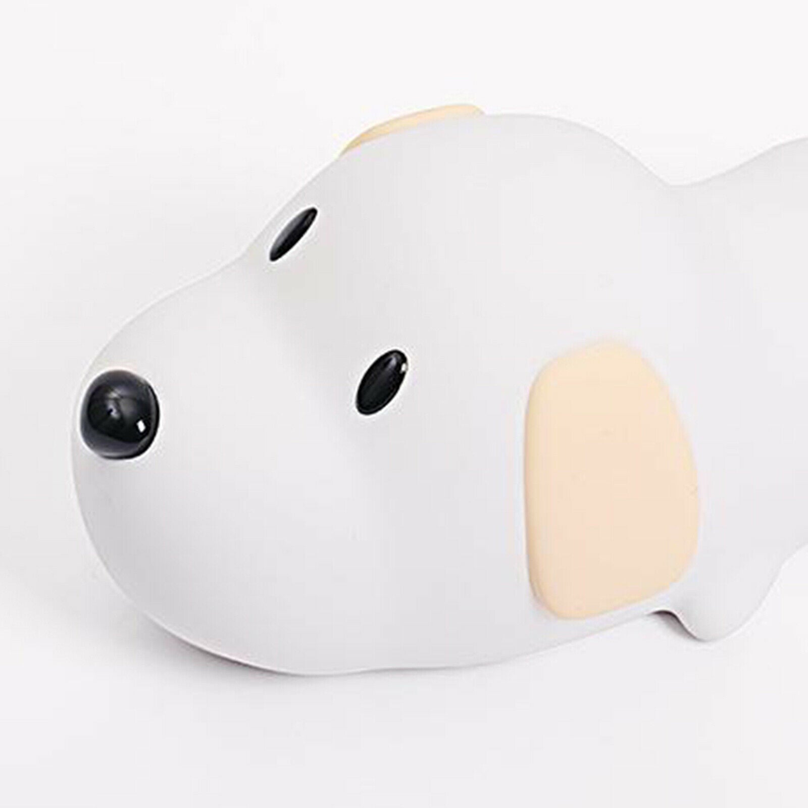 Cute Silicone Puppy Smart Touch Sensor LED Night Light Children Bedside Lamp