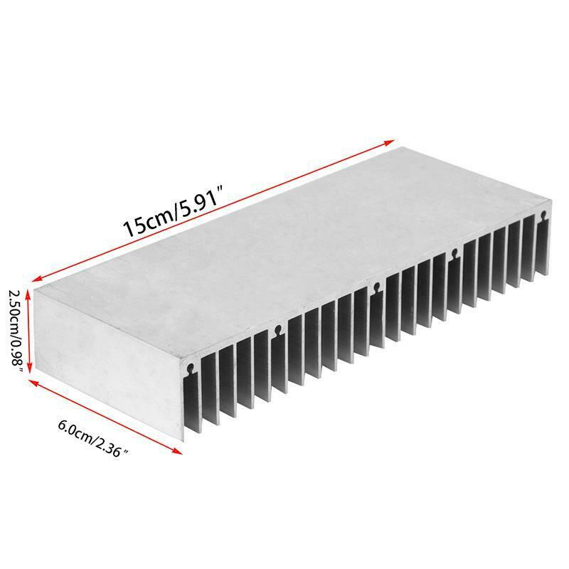 1PcAluminum Heatsink Radiator Extruded Profile Heat Sink for Electronic Chipset