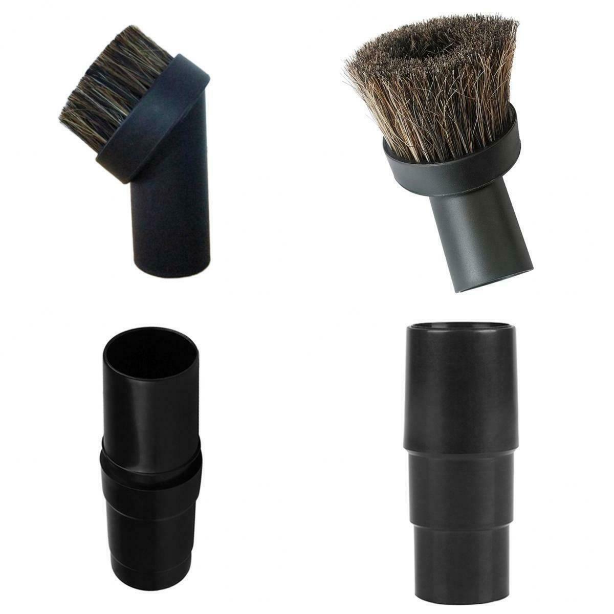 Assorted Vacuum Cleaner Dust Brush Horsehair Head with Adapter Converter Kit