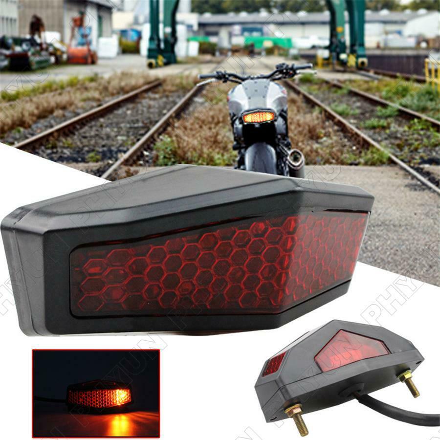 12V Universal Motorcycle  ATV LED Rear Tail Light Brake Stop Turn Signal Light