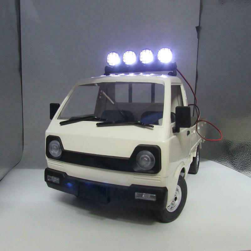 1PCS RC Car LED Roof Lamp Lights Bar for WPL D12 1/10 RC Truck Car Upgrade ParI6