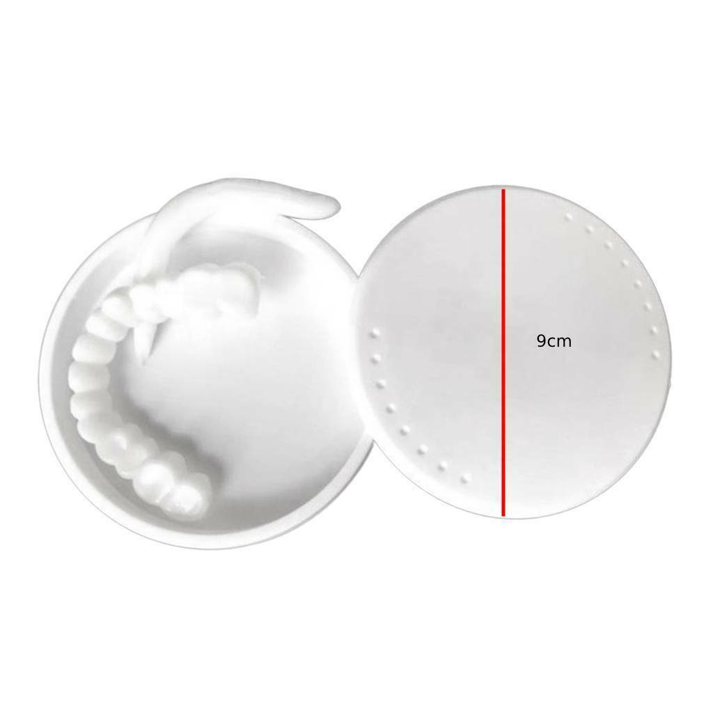 Smiling Snap Lower False Teeth Dental Veneers Dentures Tooth Cover White