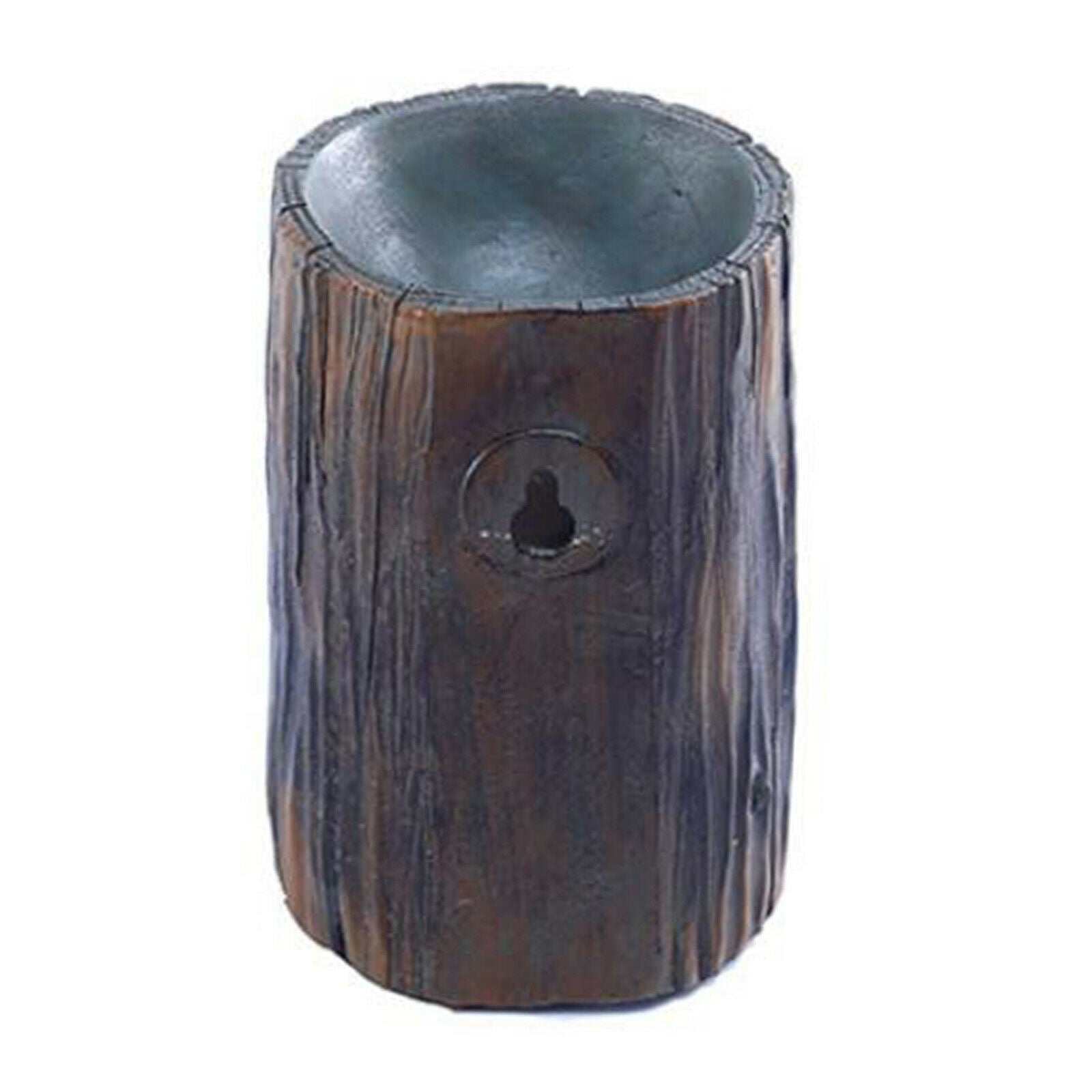 Simulation Wood Hanging Bird Feeder Decorative for Outside Outdoor Patio