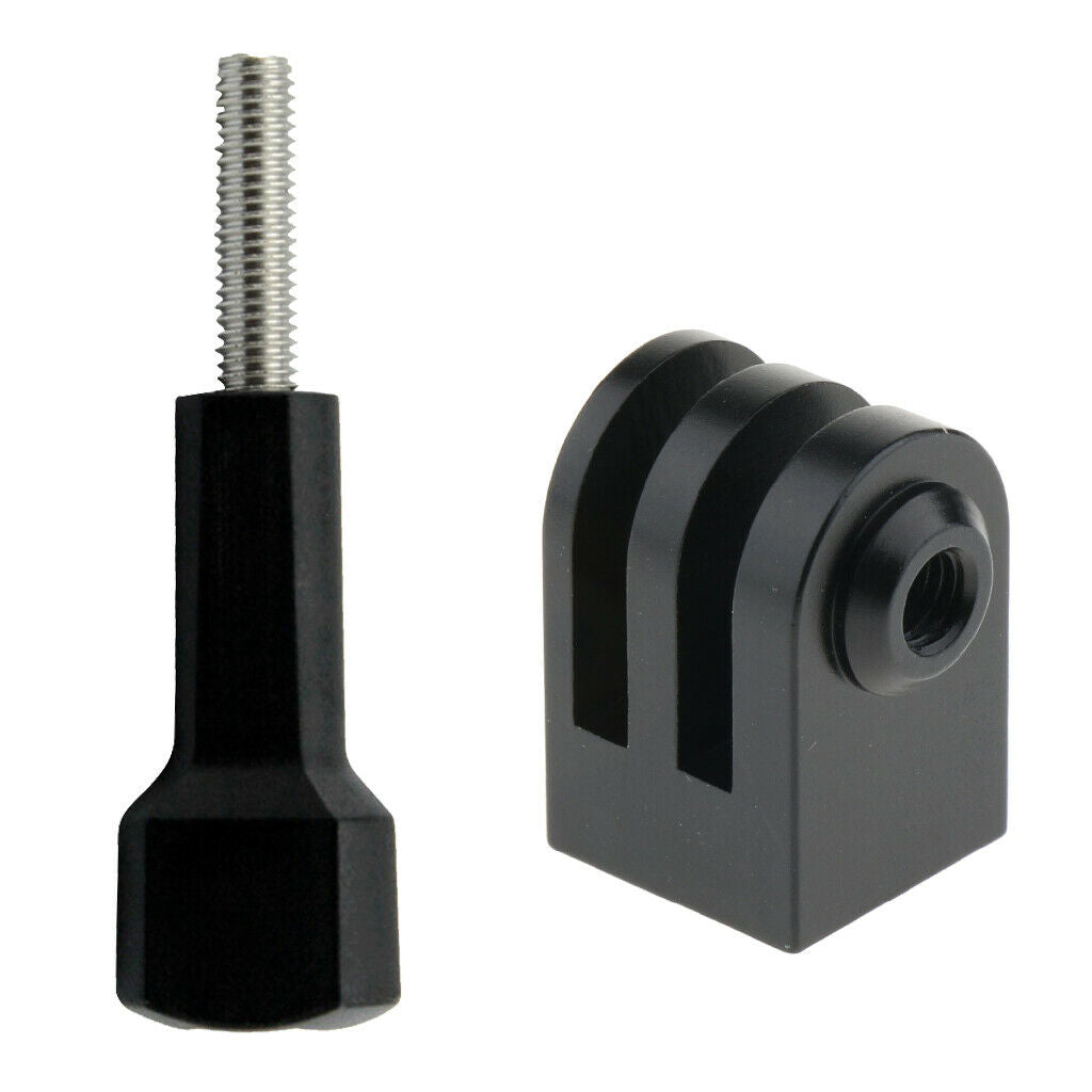 1/4" Tripod Monopod Adapter + Bolt Nut Screw for GoPro Hero 1 2 3 4 5 SJ