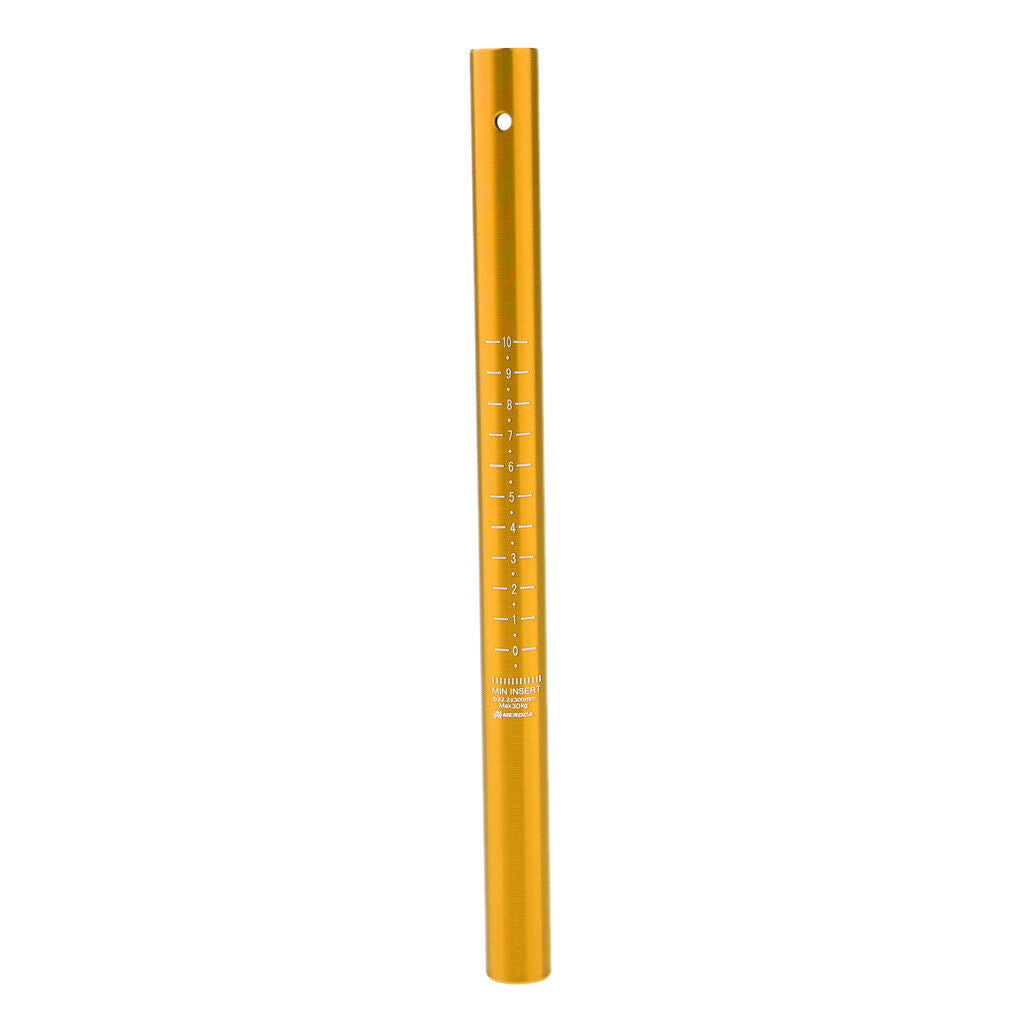 Aluminum Alloy Bike Seat Posts Bicycle Seat Tube for Balance Bike Golden