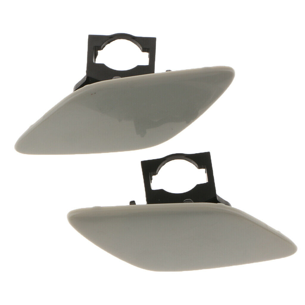 2x Front Bumper Headlight Washer Cover Plastic For BMW E92 E93 3 Series 328i