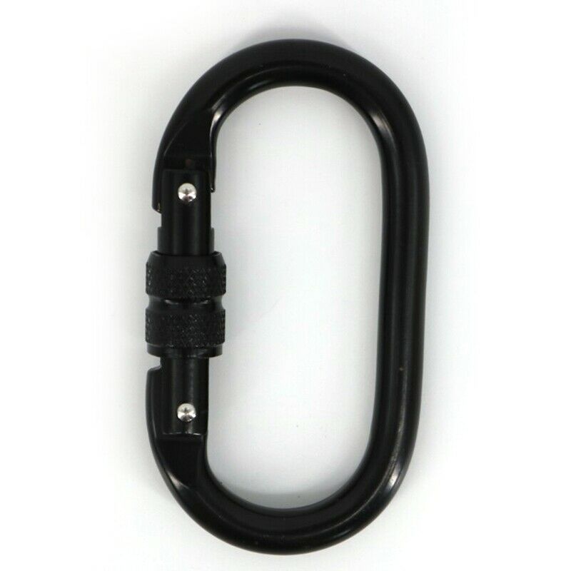 Locking Climbing Carabiners Clip Heavy Duty 25KN Industrial Lock Carabiners J5F7