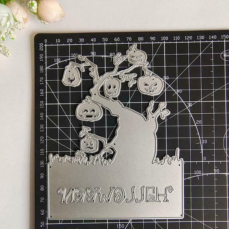 Metal Halloween Pumpkin Cutting Dies Stencil DIY Scrapbooking Album Paper Card