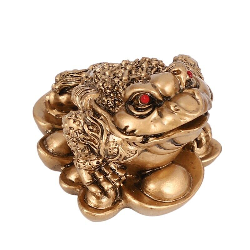 Chinese Feng Shui Money Lucky Fortune Wealth  Toad Coin Home Decoration Home OI3