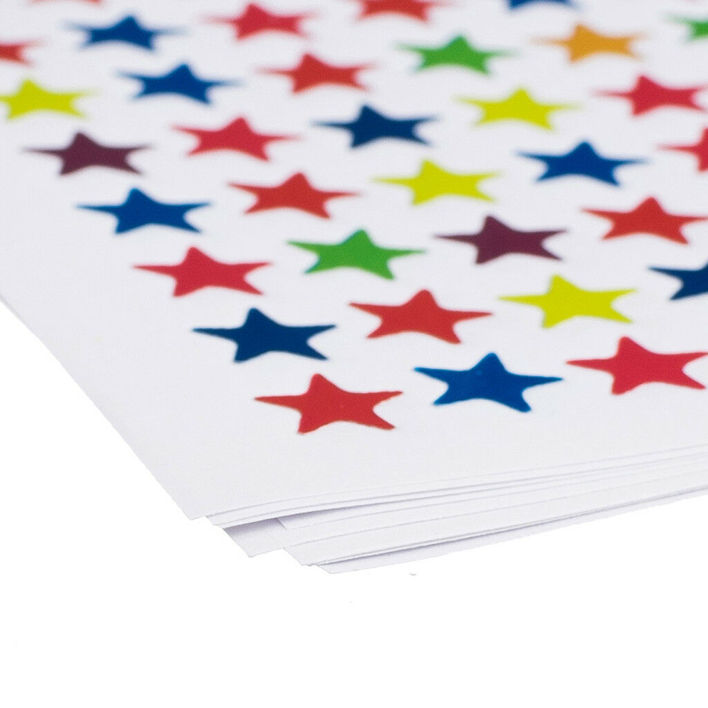 880pcs Stars Shape Stickers Labels For School Kids Teacher Reward Crafts