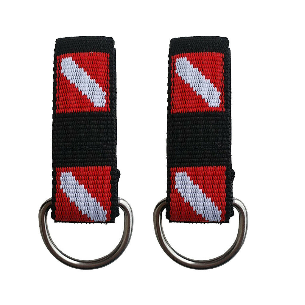2 Pack Scuba Diving Safety Wrist Strap Lanyard Camera Torch Hand Rope Band