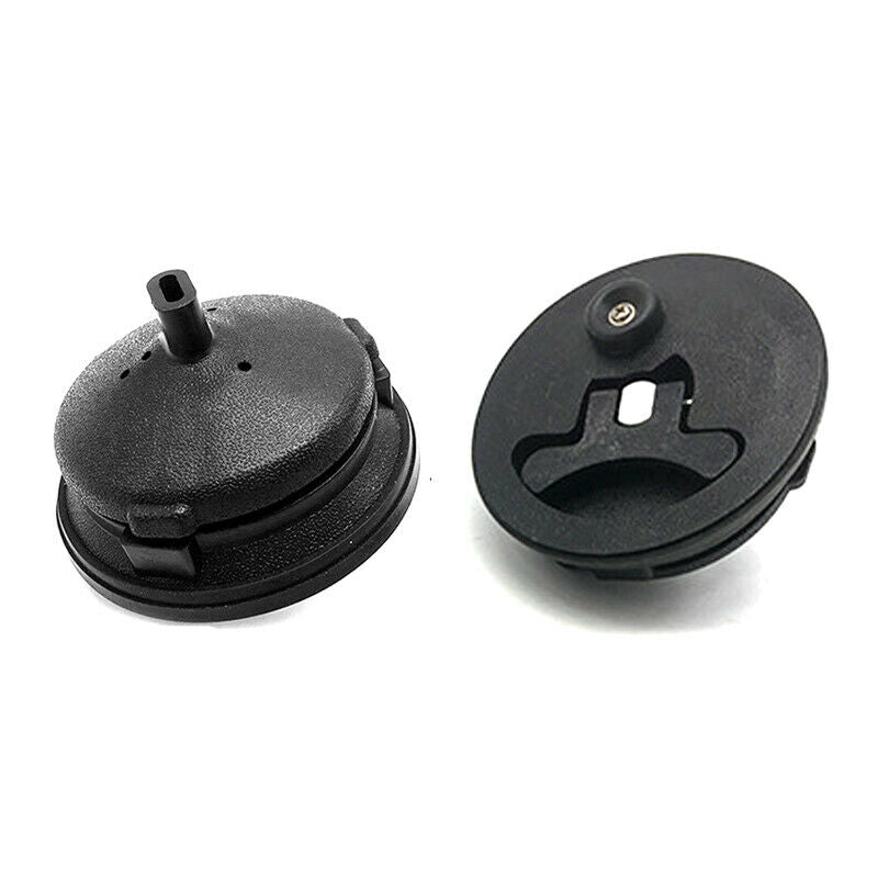 Plastic Water Tank Fuel Tank Filler Cap Twist Cap +Filler Plate+Fittings Black