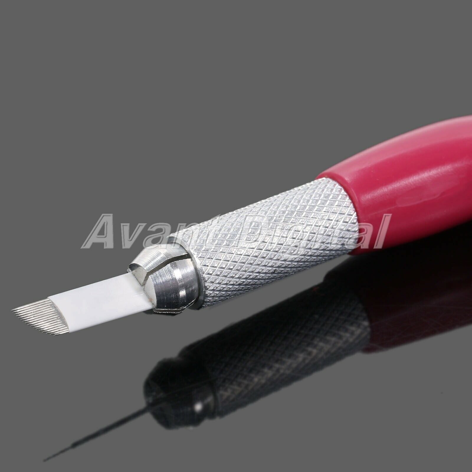 Manual Microblading Tattoo Pen Eyebrow Pen Rose Red Streamline Permanent Makeup