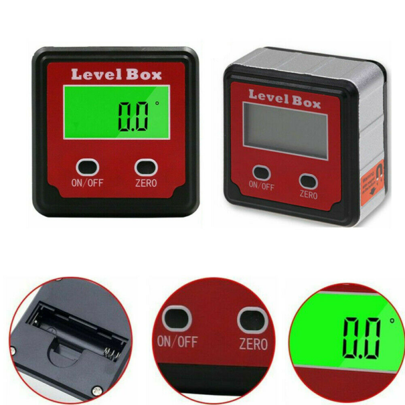 Digital Magnetic Tool Bevel Box Protractor Protractor Inclinometer Lcd