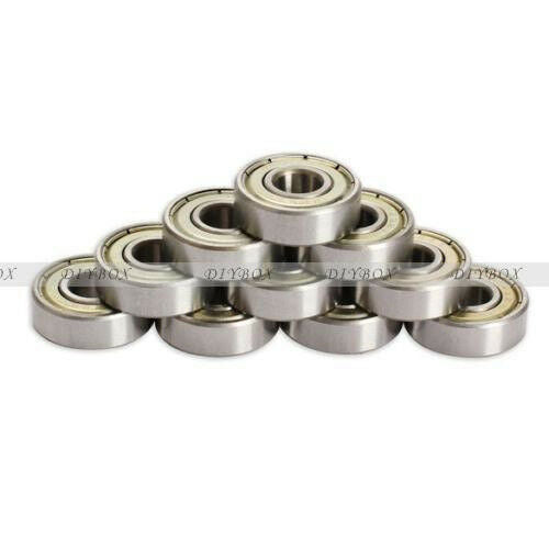 10PCS Flange Ball Bearing 608ZZ 8*22*7 mm Metric Flanged Bearing