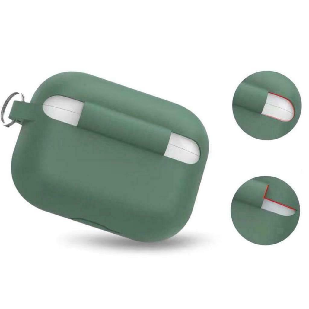 Silicone Earphones Case Protective Cover for AirPods Pro, Black