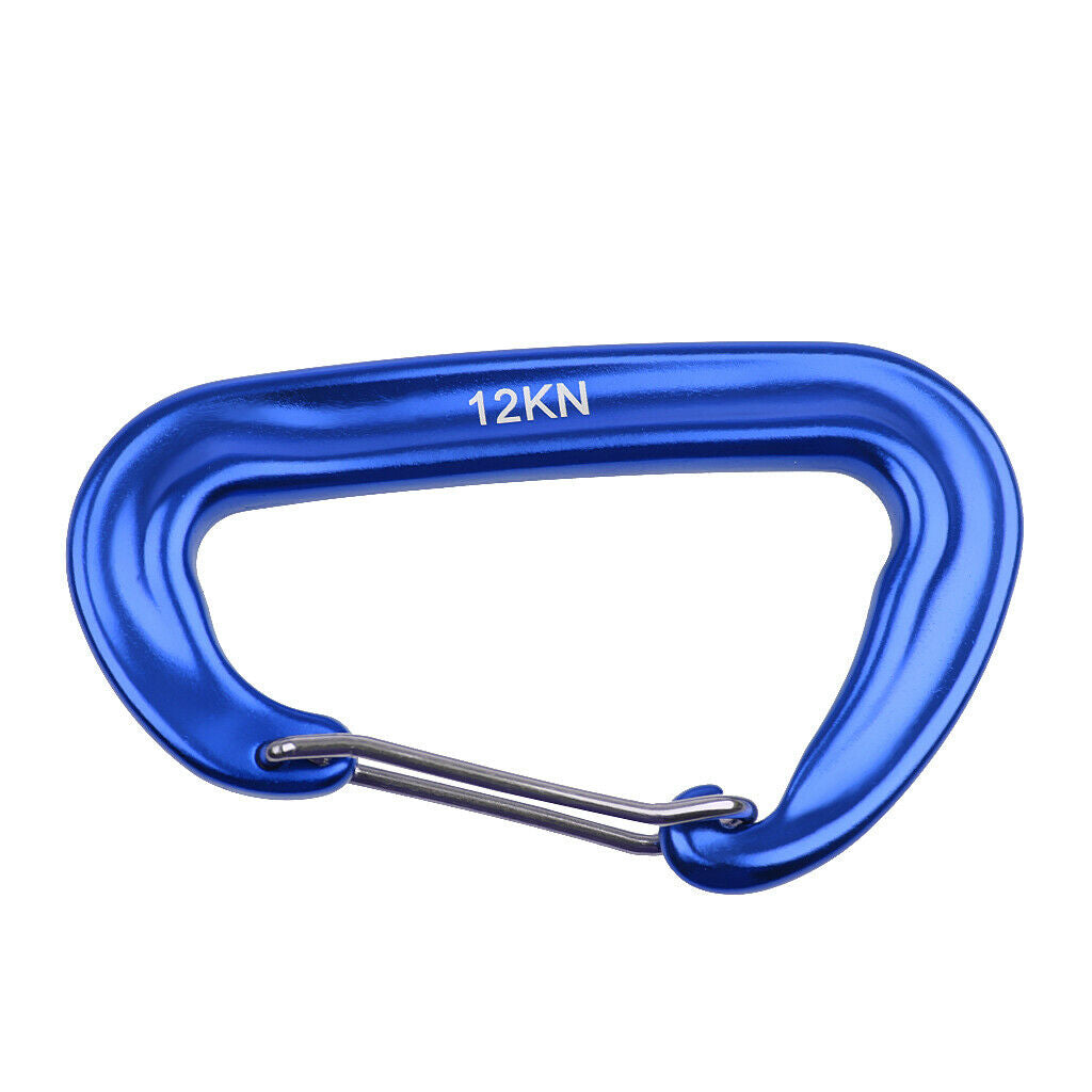 4pcs Of 12kn 8cm Ring Shape D Carabiner Hook Accessories Backpack Camping