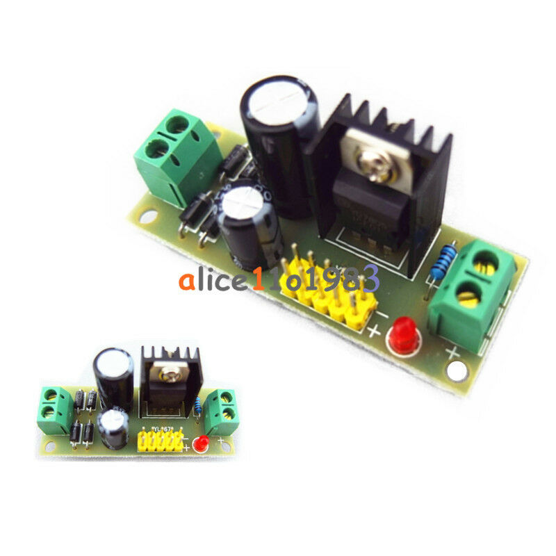 L7805 LM7805 Step Down Converter 7.5V-35V to 5V Regulator Power Supply Module
