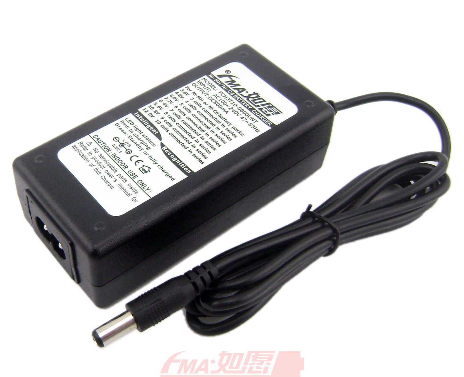 Intelligent Charger for NiMH NiCd 3.6V 4.8V 6V 7.2V 8.4V 9.6V 10.8V 12V Battery